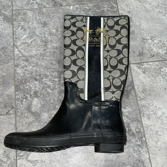 authentic coach rain boots - Picture 5 of 9